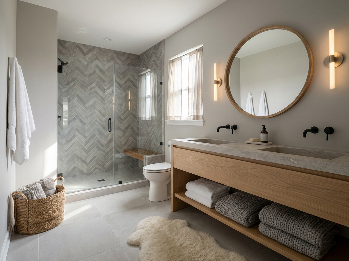 Scandinavian bathroom