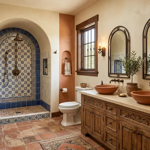 Mediterranean bathroom