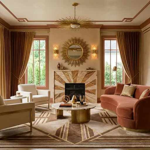 Art Deco living-room