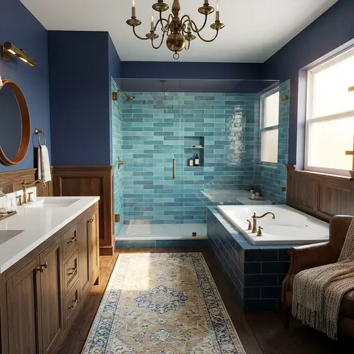 Dark Academia bathroom