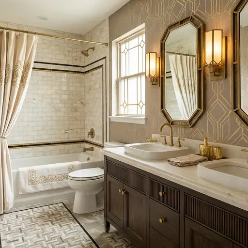 Art Deco bathroom