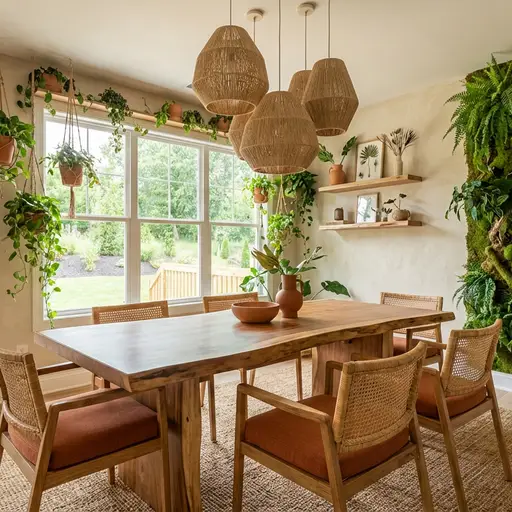 Biophilic dining-room