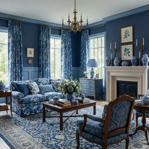 Grandmillennial living-room