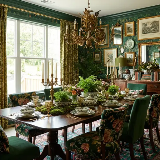 Maximalist dining-room