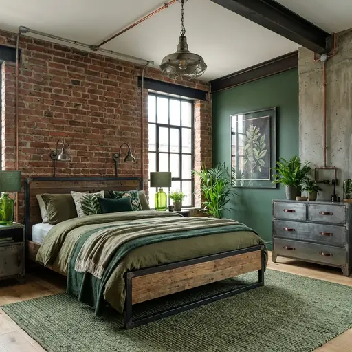 Industrial bedroom