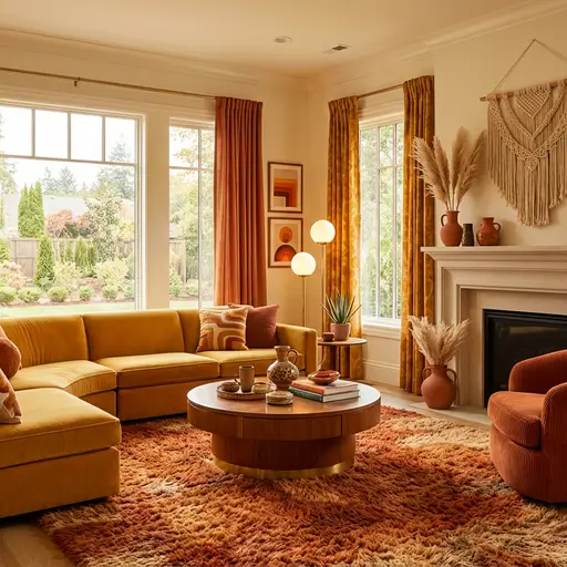 Vintage Retro living-room