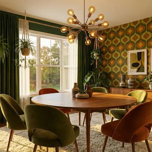 Vintage Retro dining-room