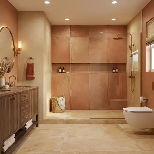 Modern Luxe bathroom