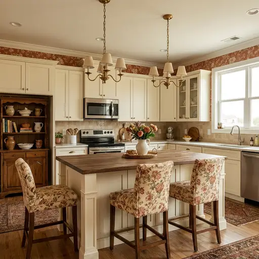 Grandmillennial kitchen