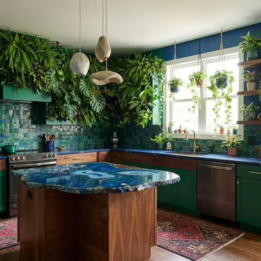 Biophilic kitchen