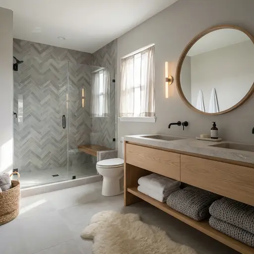 Scandinavian bathroom