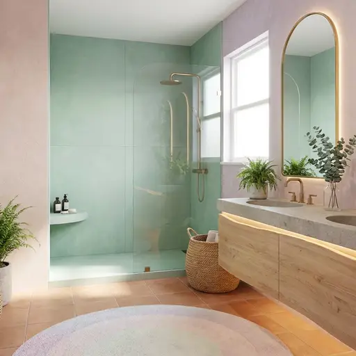 Organic Modern bathroom