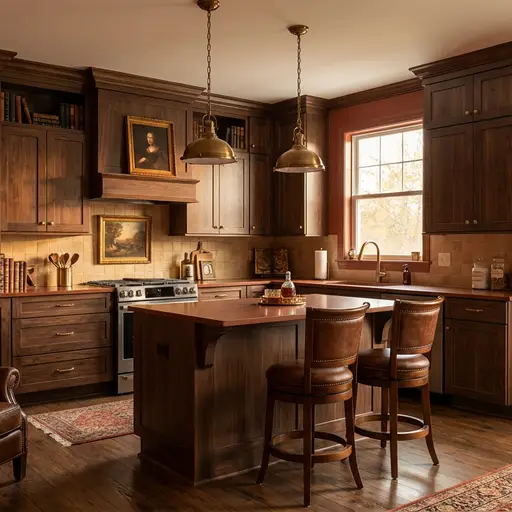 Dark Academia kitchen