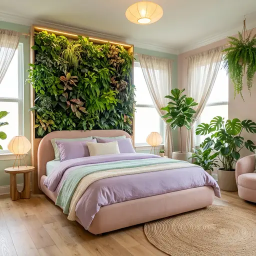 Biophilic bedroom
