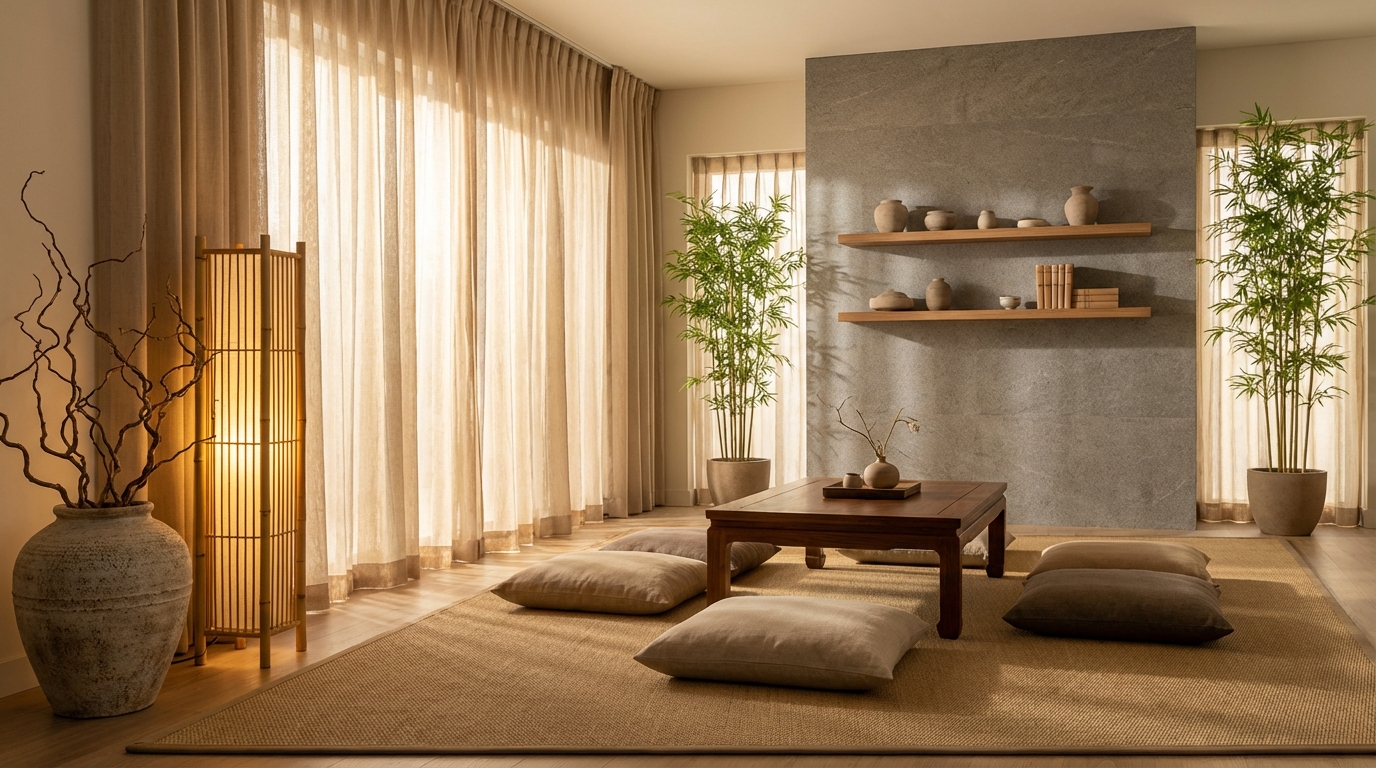 Essential Elements for Your Asian Zen Living Room