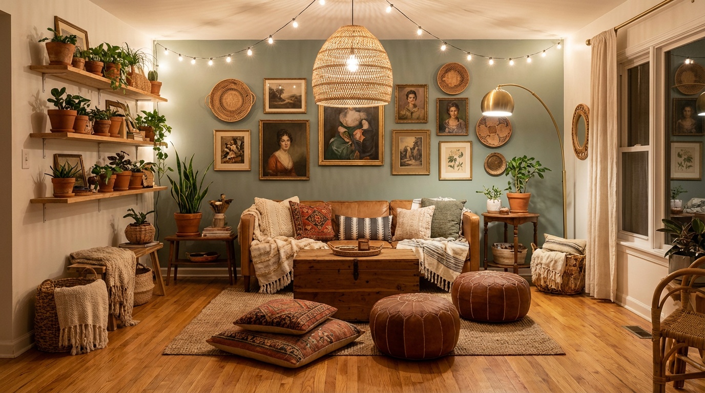 Essential Elements for Your Bohemian Living Room