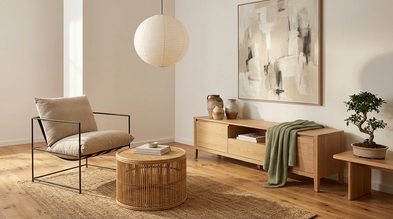 Essential Elements for Your Japandi Living Room