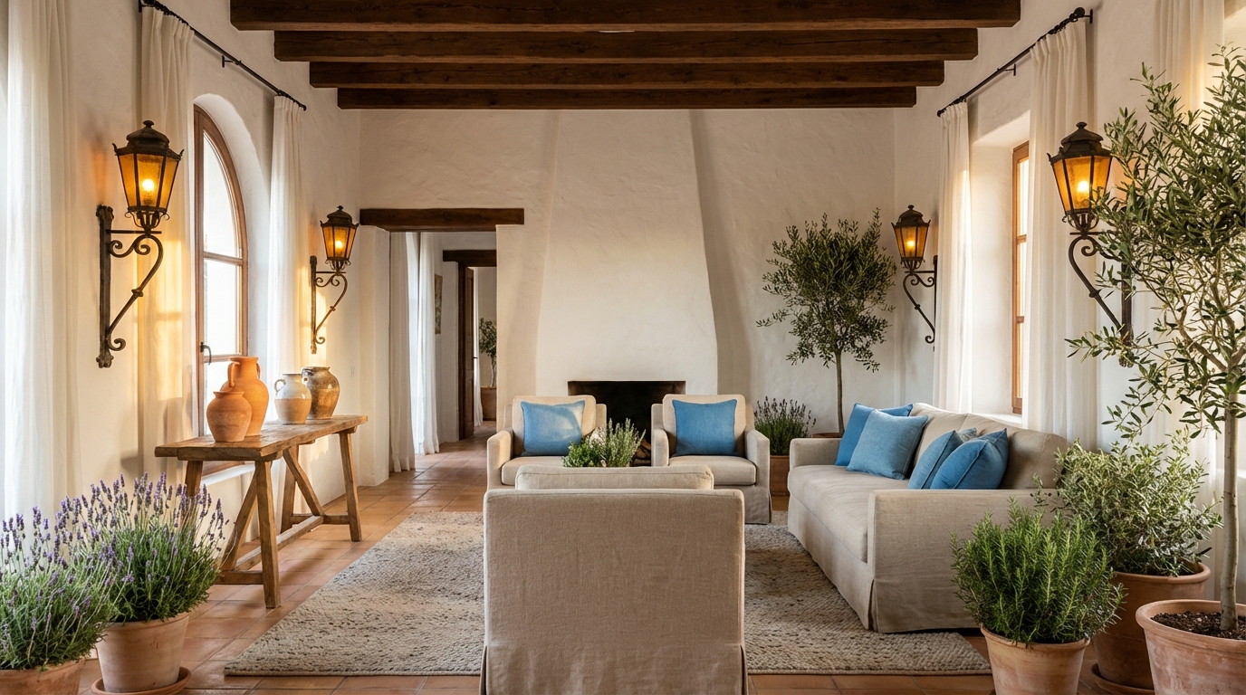 Essential Elements for Your Mediterranean Living Room