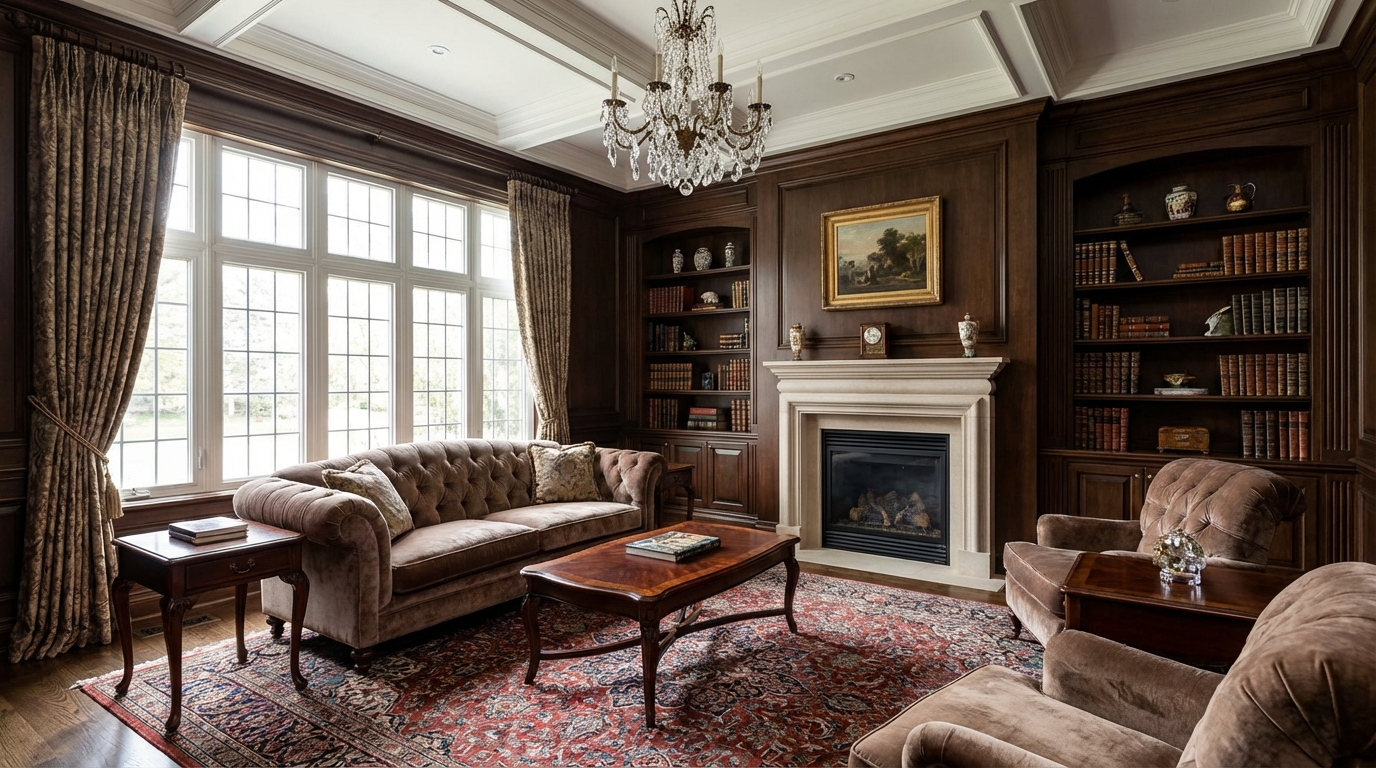 Traditional living room design