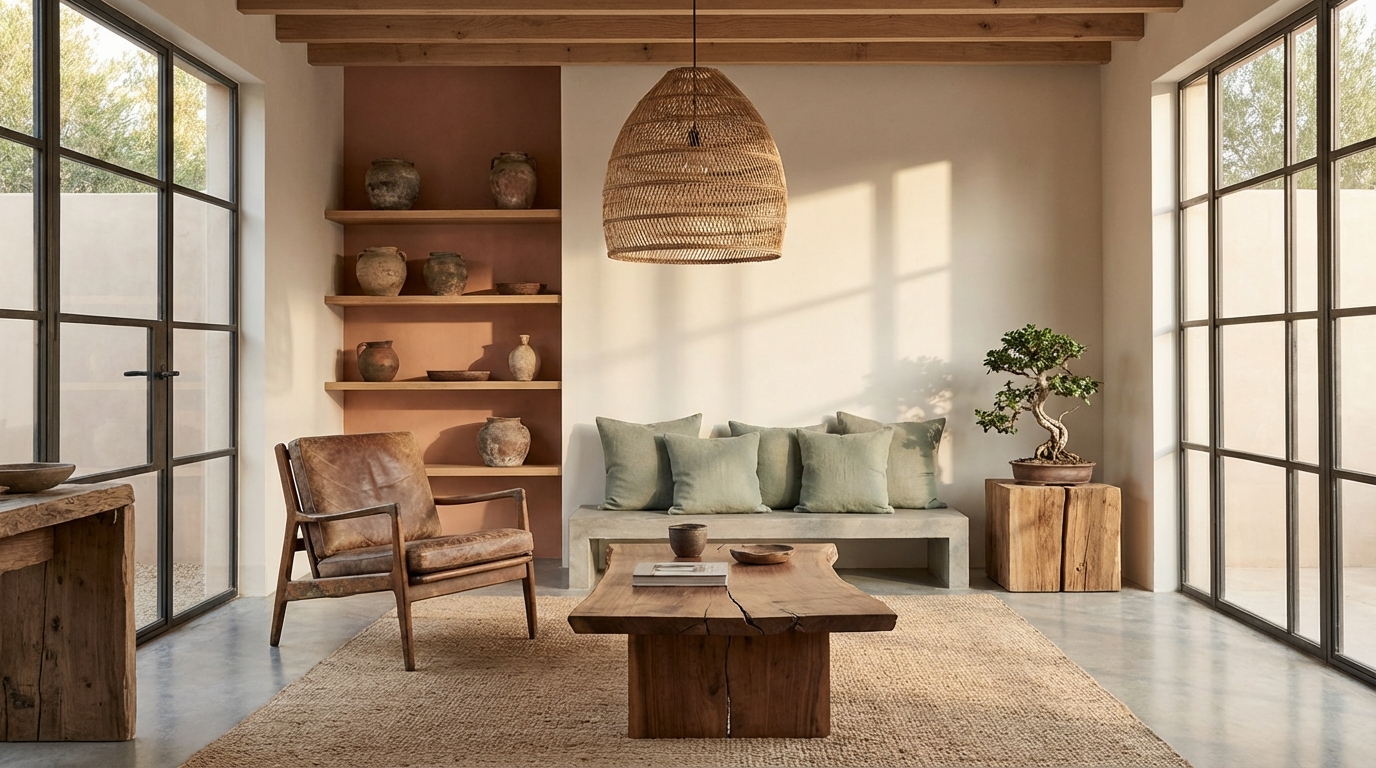 Essential Elements for Your Wabi-Sabi Living Room