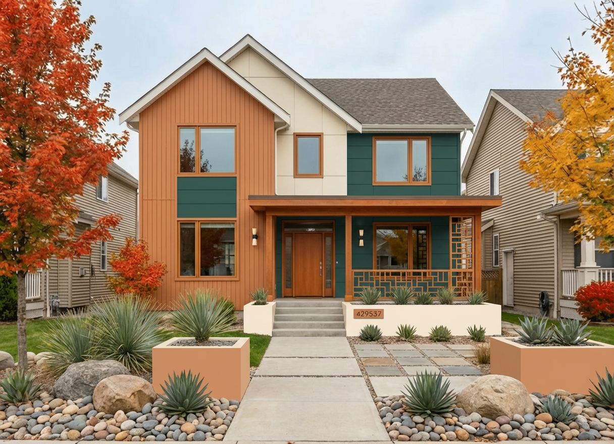 Mid-Century exterior design